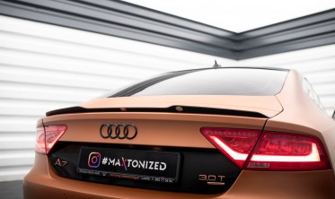Тюнинговый кап спойлер на багажник от Maxton design для Audi A7 C7 фото