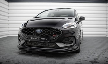 Нижняя тюнинг накладка переднего бампера Ford Fiesta ST Mk8 рестайл вар. 1 фото