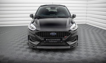 Передній тюнінг дифузор на бампер Ford Fiesta ST Mk8 з 2021 року вар. 3 фото