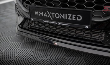 Передній тюнінг дифузор на бампер Ford Fiesta ST Mk8 з 2021 року вар. 3 фото