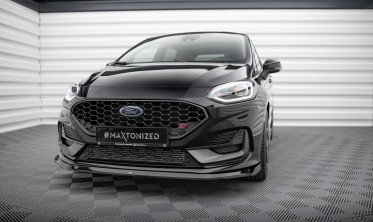 Передній тюнінг дифузор на бампер Ford Fiesta ST Mk8 з 2021 року вар. 3 фото