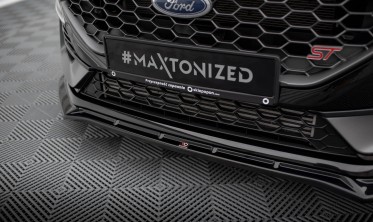 Тюнинговый диффузор (элерон) на передний бампер Ford Fiesta ST Mk8 рестайл вар. 4 фото