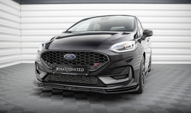 Тюнинговый диффузор (элерон) на передний бампер Ford Fiesta ST Mk8 рестайл вар. 4 фото
