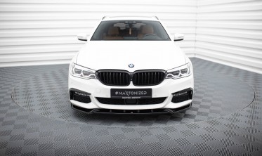 Тюнинговый диффузор Maxton design на передний бампер BMW 5 M-Pack G30 / G31 вар. 4  фото
