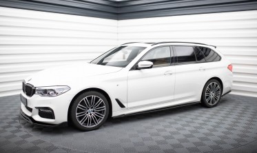Нижние тюнинг накладки на боковые пороги BMW 5 M-Pack, M550i G30 / G31 вар. 2 фото
