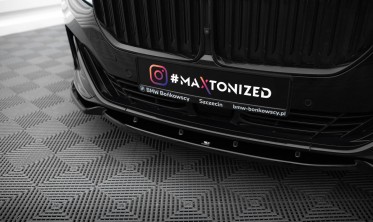 Нижня тюнінг накладка переднього бампера BMW 7 G11 рестайл вар. 1 фото