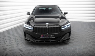 Тюнинговый диффузор на передний бампер BMW 7 G11 рестайл вар. 2 фото