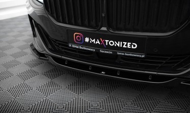 Тюнинговый диффузор на передний бампер BMW 7 G11 рестайл вар. 2 фото