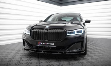 Тюнинговый диффузор на передний бампер BMW 7 G11 рестайл вар. 2 фото