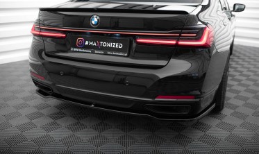 Тюнінговий дифузор (накладка) на задній бампер BMW 7 G11 рестайл фото