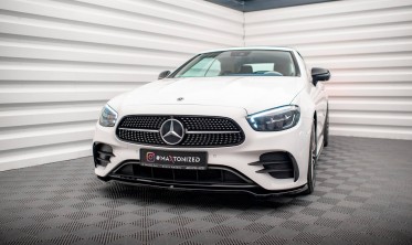 Нижня тюнінг накладка переднього бампера Mercedes E W213 Coupe (C238) / Cabriolet (A238) AMG-Line / 53 AMG вар. 1 фото