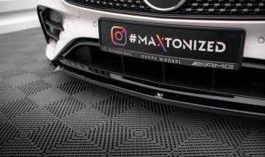 Нижня тюнінг накладка переднього бампера Mercedes E W213 Coupe (C238) / Cabriolet (A238) AMG-Line / 53 AMG вар. 1 фото
