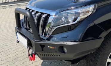 Кенгурятник для бампера Toyota Land Cruiser Prado J150 тип Classic 2 фото