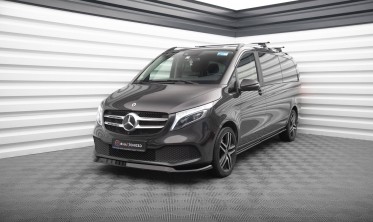 Нижня тюнінг накладка переднього бампера Mercedes-Benz V-Class W447 рестайл вар. 1 фото
