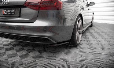 Боковые накладки заднего бампера Audi A4 S-Line Avant B8 рестайл вар. 2 фото