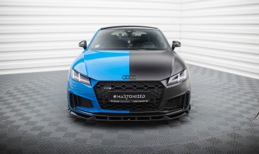 Тюнінговий дифузор (елерон) переднього бампера Audi TT S 8S рестайл вар. 1 фото