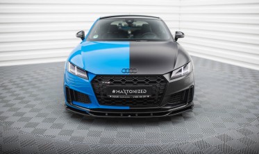 Тюнинговая накладка (юбка) на передний бампер Audi TT S 8S рестайл вар. 2 фото