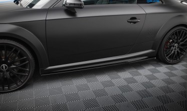 Нижні тюнінг накладки (лістви) на бокові пороги Audi TT S 8S рестайл фото