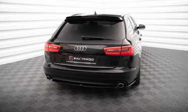 Бокові тюнінг накладки на задній бампер Audi A6 Avant C7 вар. 2 фото