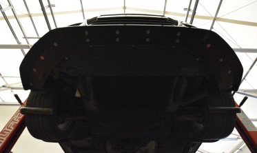 Передняя тюнинг накладка (элерон) на бампер Audi A6 C7 вар. 3 фото