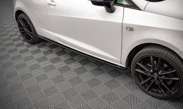 Бокові тюнінг накладки (лістви) на пороги Seat Ibiza FR SC Mk4 рестайл фото