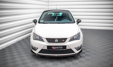 Тюнінг накладка (губа) на передній бампер Seat Ibiza FR SC Mk4 рестайл вар. 1 фото