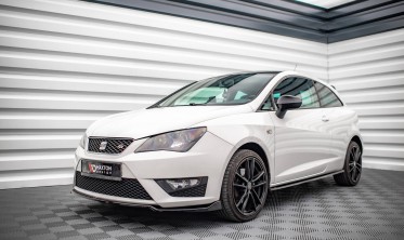 Тюнінг накладка (губа) на передній бампер Seat Ibiza FR SC Mk4 рестайл вар. 1 фото