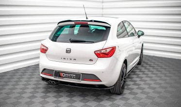 Тюнінговий дифузор (накладка) на задній бампер Seat Ibiza FR SC Mk4 рестайл фото