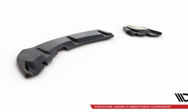 Тюнінговий дифузор (накладка) на задній бампер Seat Ibiza FR SC Mk4 рестайл фото