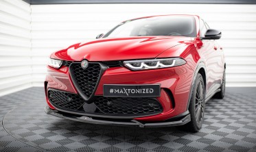 Тюнинговая накладка (юбка) на передний бампер Alfa Romeo Tonale Mk1 вар. 1 фото