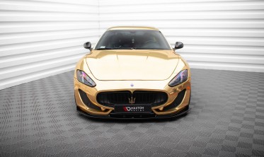 Тюнінгова накладка (губа) на передній бампер Maserati Granturismo Mk1 рестайл вар. 1 фото
