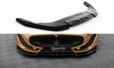 Нижній дифузор (накладка) на передній бампер Maserati Granturismo Mk1 рестайл вар. 2 фото