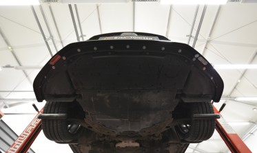 Тюнинговая накладка (губа) на передний бампер Mazda 6 Mk3 послерестайл фото