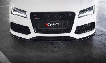 Передня тюнінг накладка на бампер Audi RS7 C7 рестайл вар. 4 фото