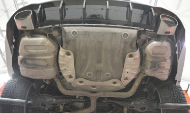 Тюнинговый диффузор (накладка) на задний бампер Seat Leon Cupra Sportstourer Mk3 фото