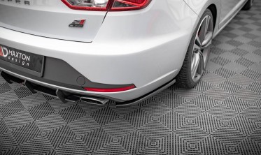Боковые тюнинг накладки на задний бампер Seat Leon Cupra Sportstourer Mk3 вар. 1 фото