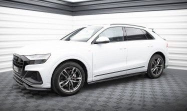 Нижні накладки (лістви) на бокові пороги Audi SQ8 / Q8 S-Line Mk1 / Q8 Mk1 рест. вар. 2 фото