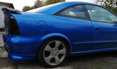 Накладки уголки заднего бампера Opel Astra G Coupe / Cabrio фото