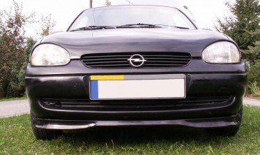 Накладка переднего бампера Opel Corsa B (1997-2000) фото