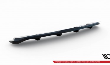 Центральный диффузор (накладка) на задний бампер Kia Ceed GT Mk3 рестайл фото