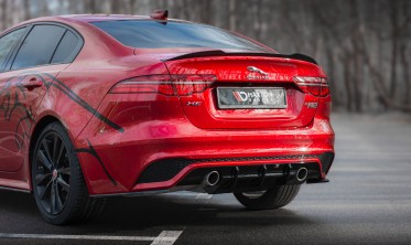 Тюнинговый кап спойлер на крышку багажника Jaguar XE X760 рестайл R-Dynamic фото