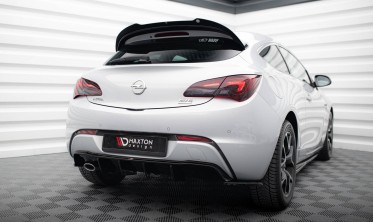Тюнінговий дифузор (накладка) заднього бампера Opel Astra J GTC OPC-Line фото