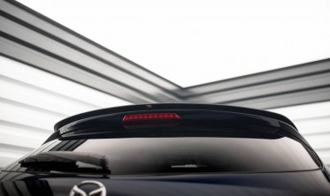 Накладка на спойлер багажника Mazda 3 BN Mk3 рестайл фото