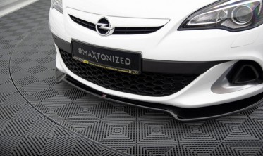 Дифузор на передній бампер Opel Astra J OPC / VXR вер.2 фото
