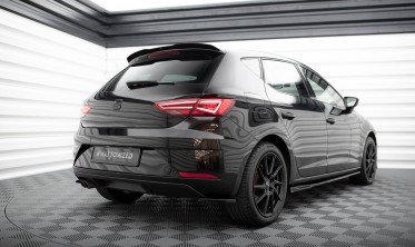 Боковые тюнинг накладки на задний бампер Seat Leon Mk3 рестайл вар. 1 фото