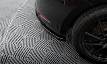 Боковые накладки на задний бампер  Seat Leon Mk3 рестайл вар. 2 (под диф. SE-LE-3F-RS1G) фото