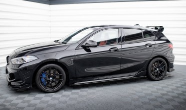 Нижні тюнінг накладки (лістви) на пороги BMW M135i M-Performance F40 фото