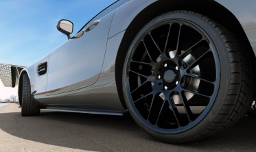 Тюнінгова накладка (губа) на передній бампер Mercedes-AMG GT / GT S C190 фото