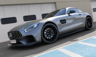 Тюнінгова накладка (губа) на передній бампер Mercedes-AMG GT / GT S C190 фото