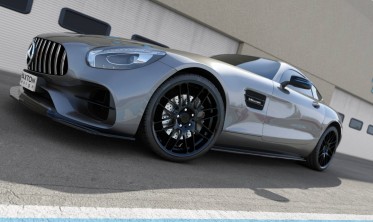 Тюнінгова накладка (губа) на передній бампер Mercedes-AMG GT / GT S C190 фото